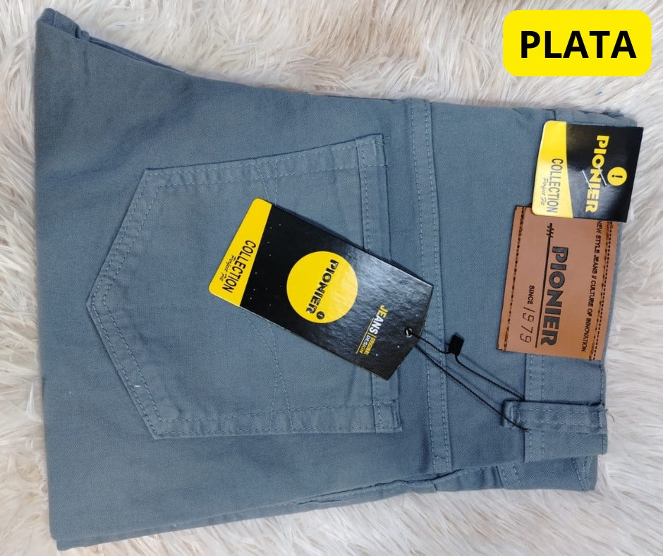 Pantalón Drill Semipitillo Pionier para Caballero – Estilo, Comodidad y Resistencia