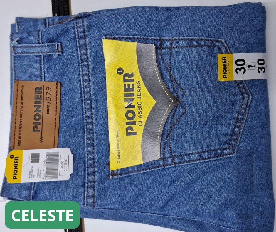 đ Jean ClĂĄsico Pionier para Caballero â Elegancia Atemporal y Calidad Garantizada