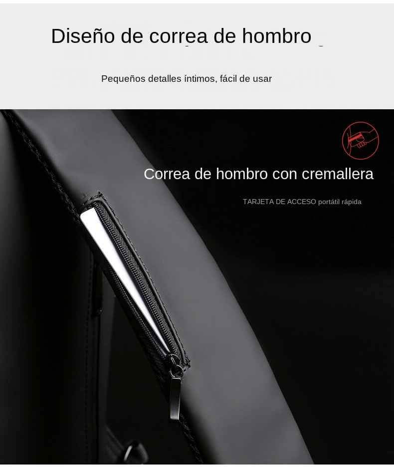 🔒 Morral Antirrobo con Clave y Puerto USB – Seguridad y Estilo para tu Día a Día