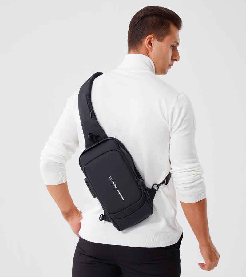 🔒 Morral Antirrobo con Clave y Puerto USB – Seguridad y Estilo para tu Día a Día