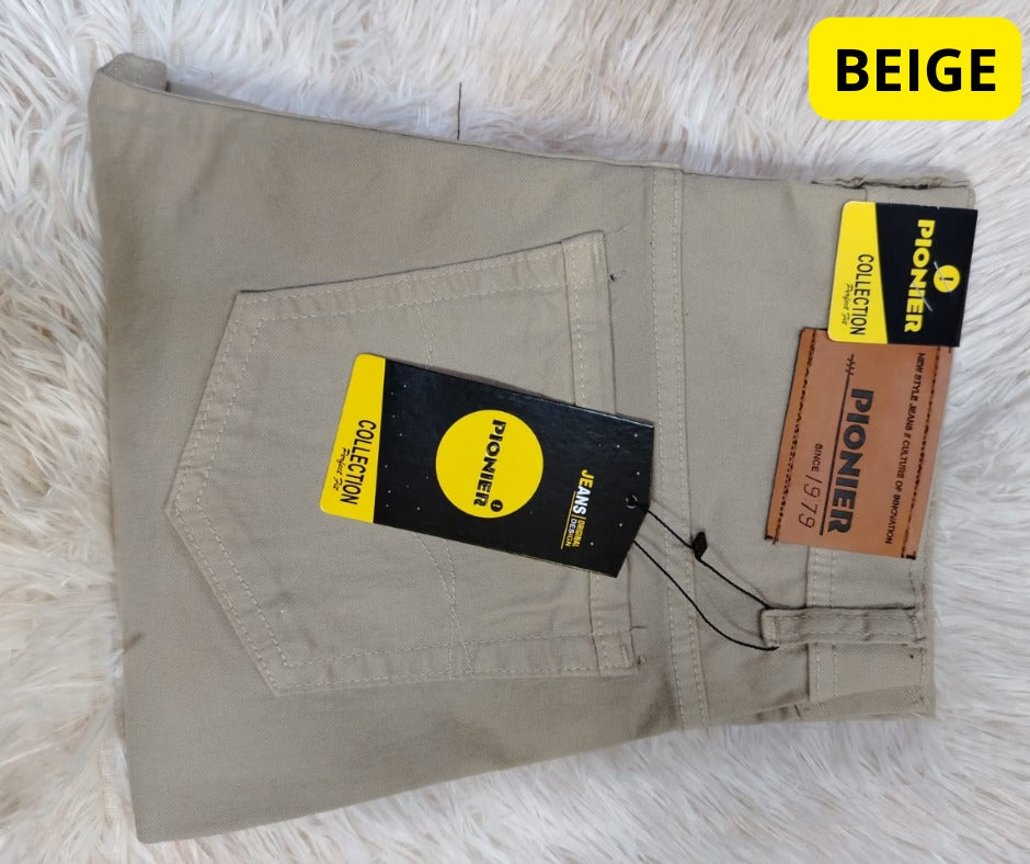 Pantalón Drill Semipitillo Pionier para Caballero – Estilo, Comodidad y Resistencia