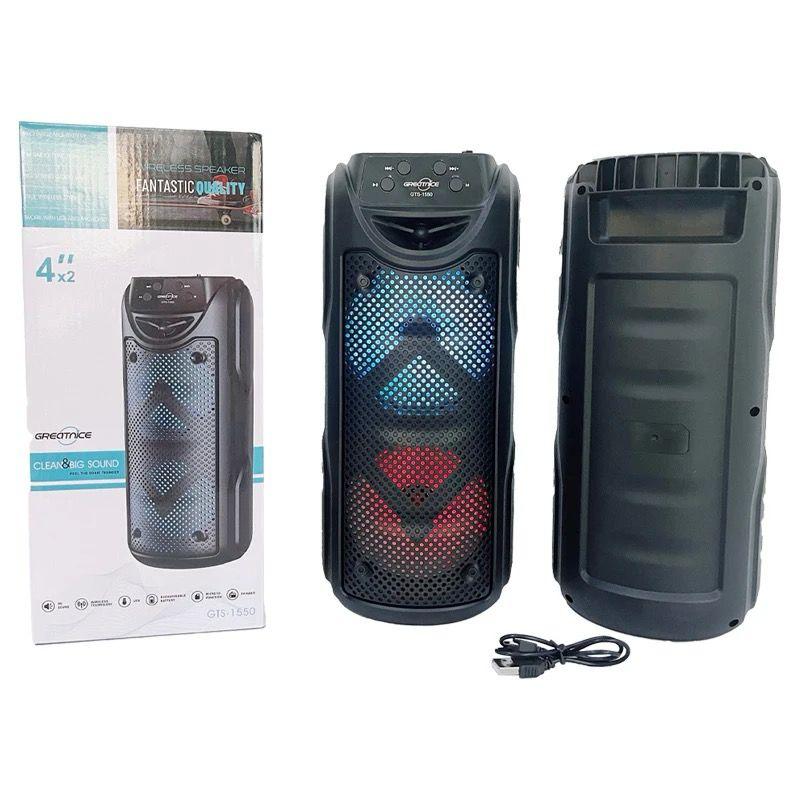 🔊 Parlante Bluetooth con Doble Bocina – Potencia y Estilo en Cada Rincón
